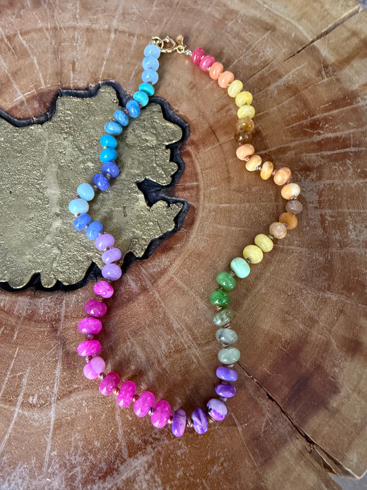 Gems by SJ Colorful Bead Necklace