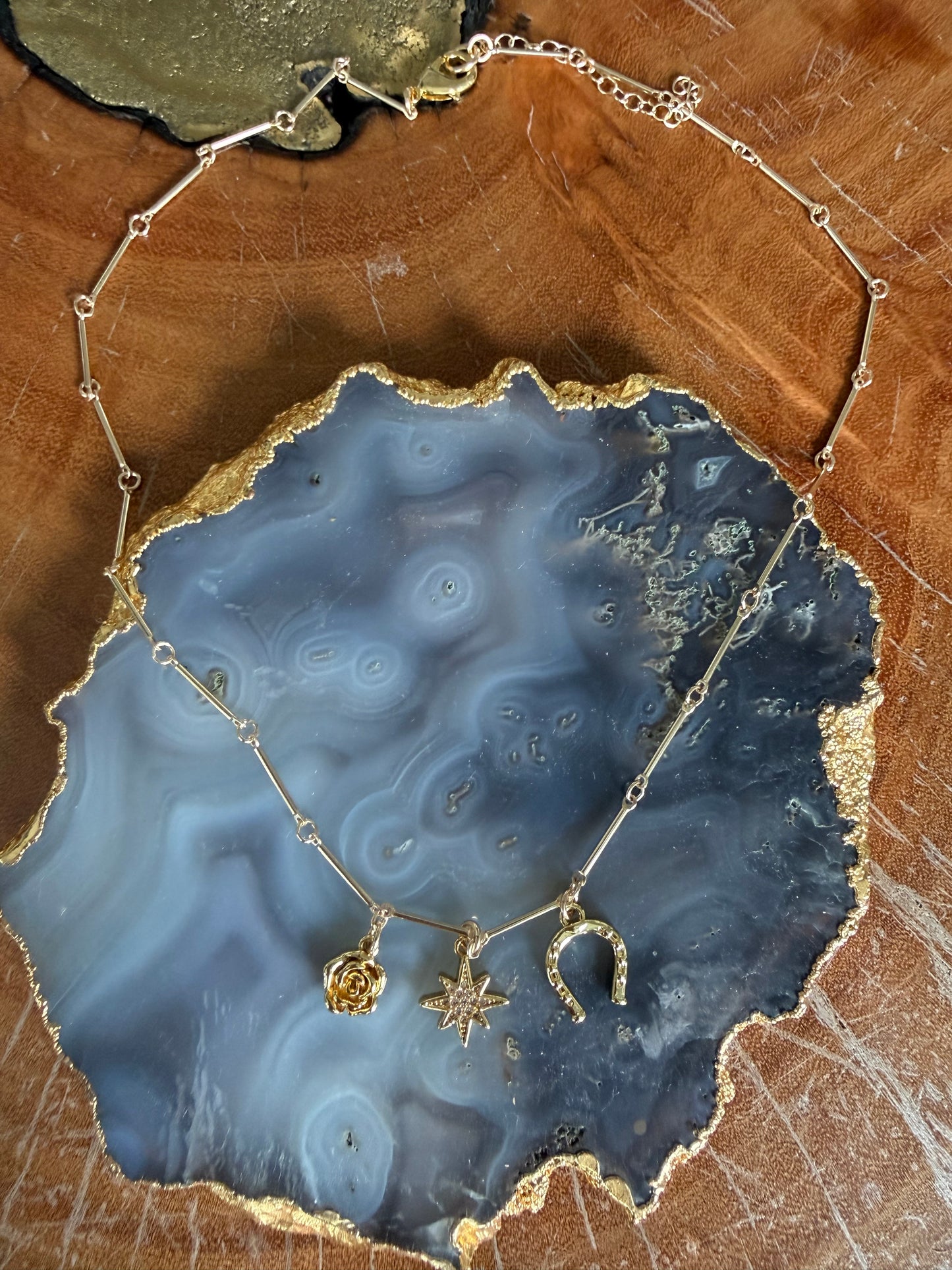 Rachel Nathan My First Rodeo Charm Necklace