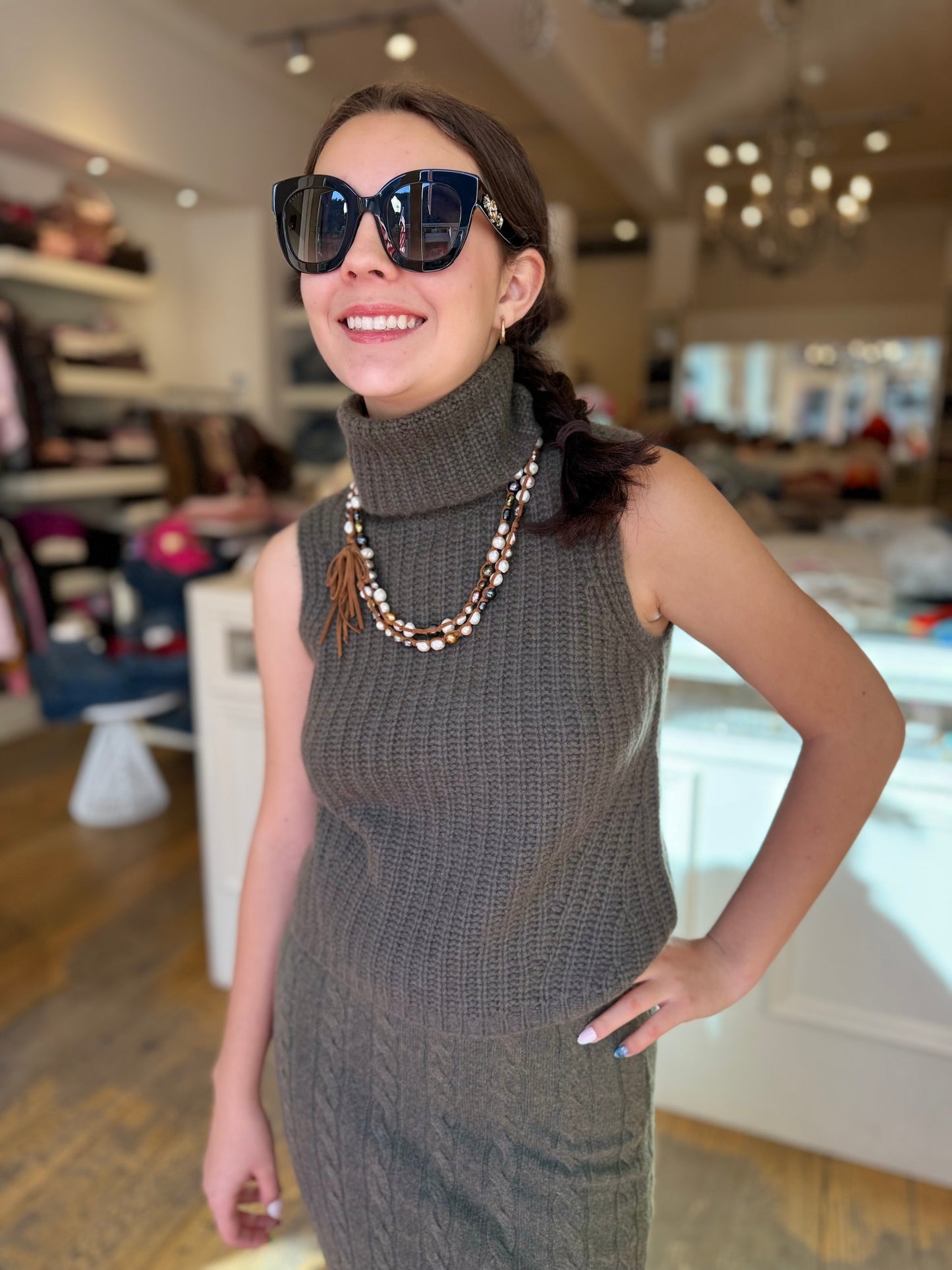 One Grey Day Polly Vest