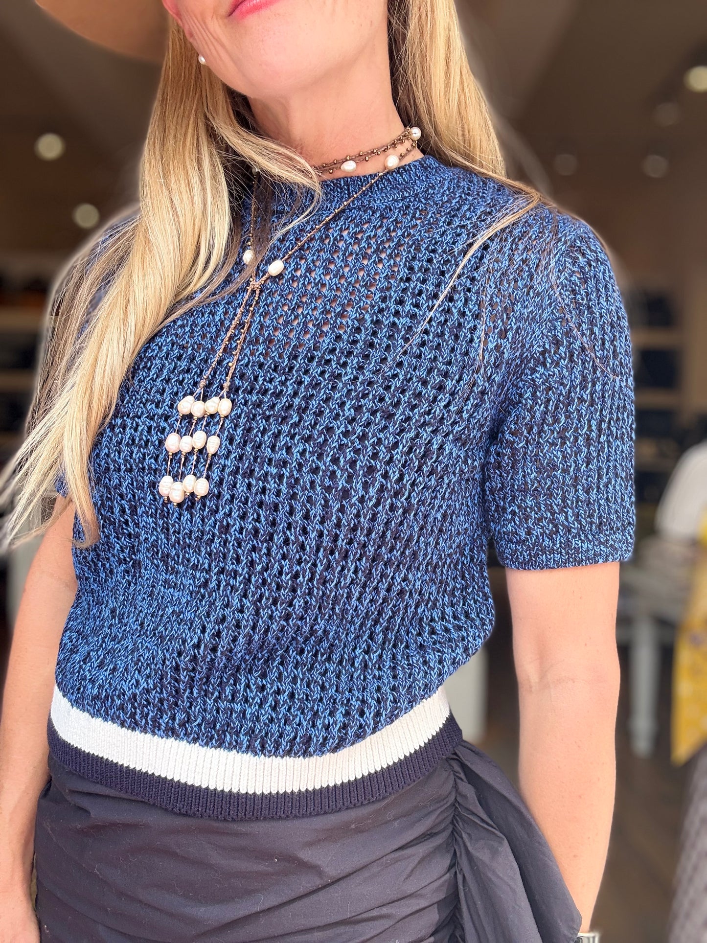 W+W Organic Mesh Tee
