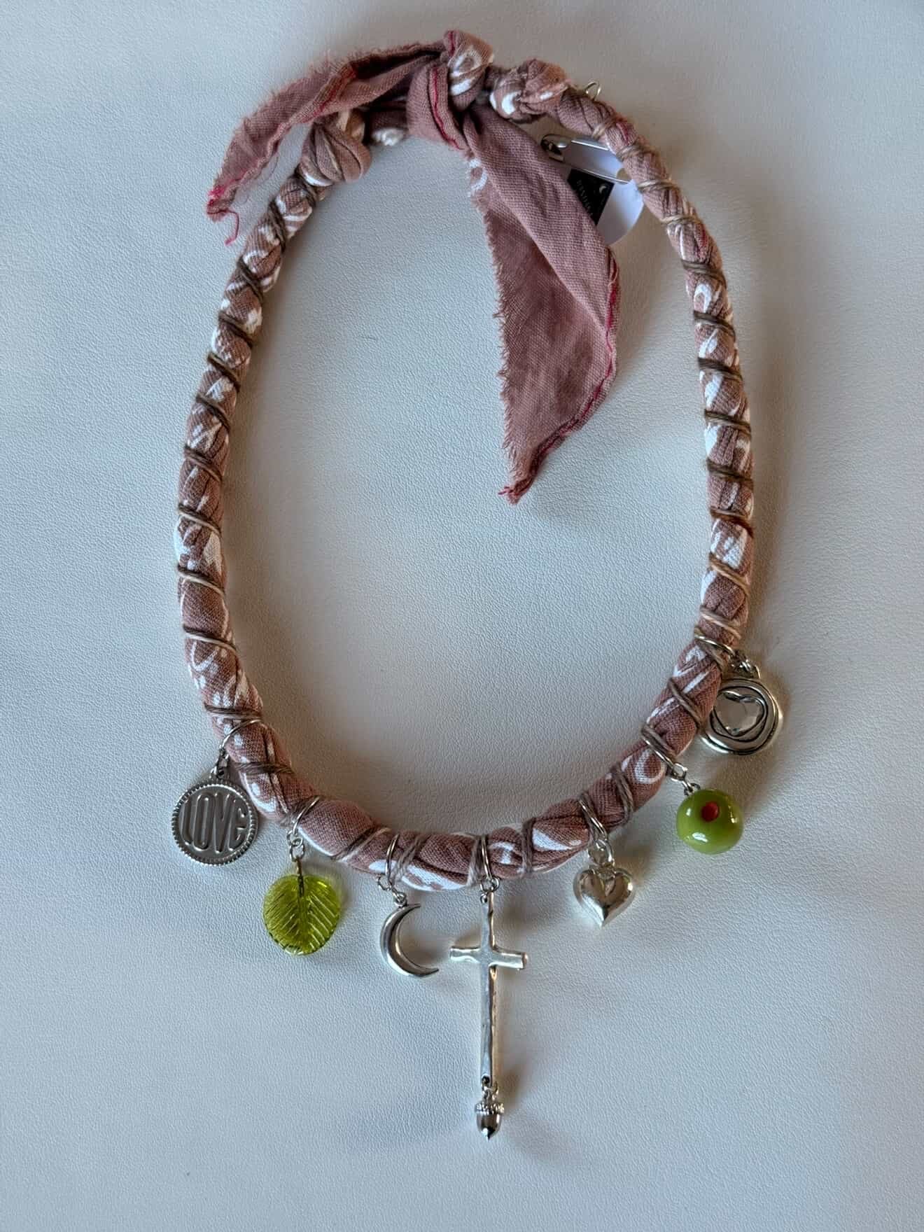 Bandana Moon Twisted Necklace