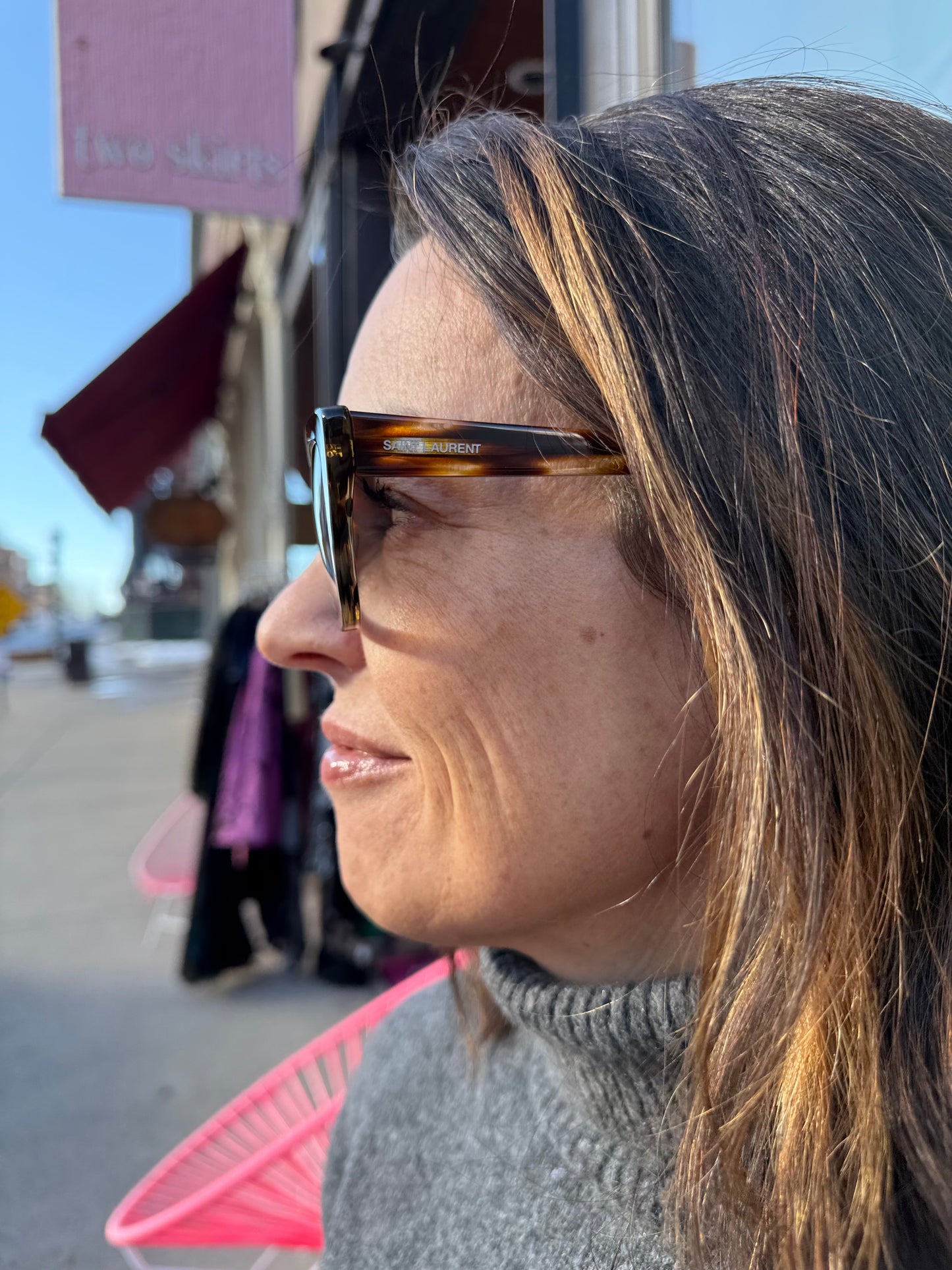 YSL Mica Havana Sunglasses