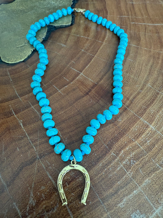 Gems by SJ Horseshoe Necklace