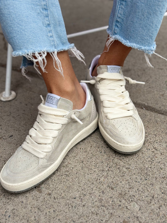 GG Ballstar Grey Suede