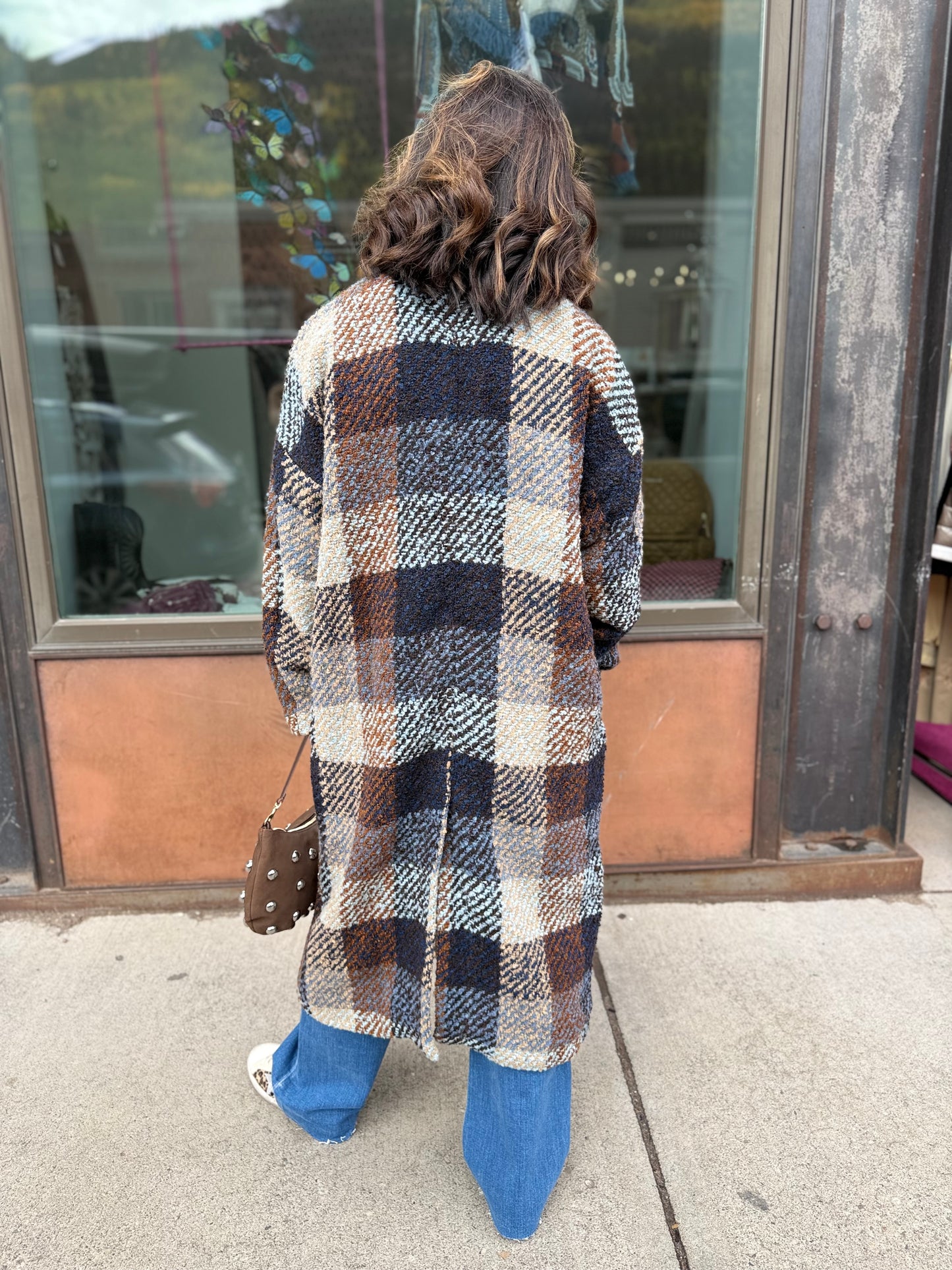 Hannes Plaid Coat