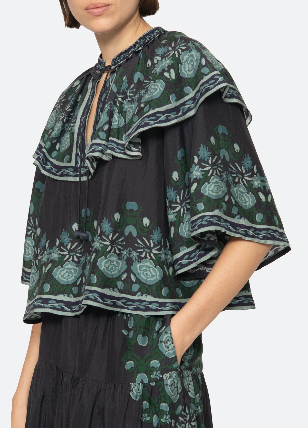 Sea NYC Tulla Top - detail