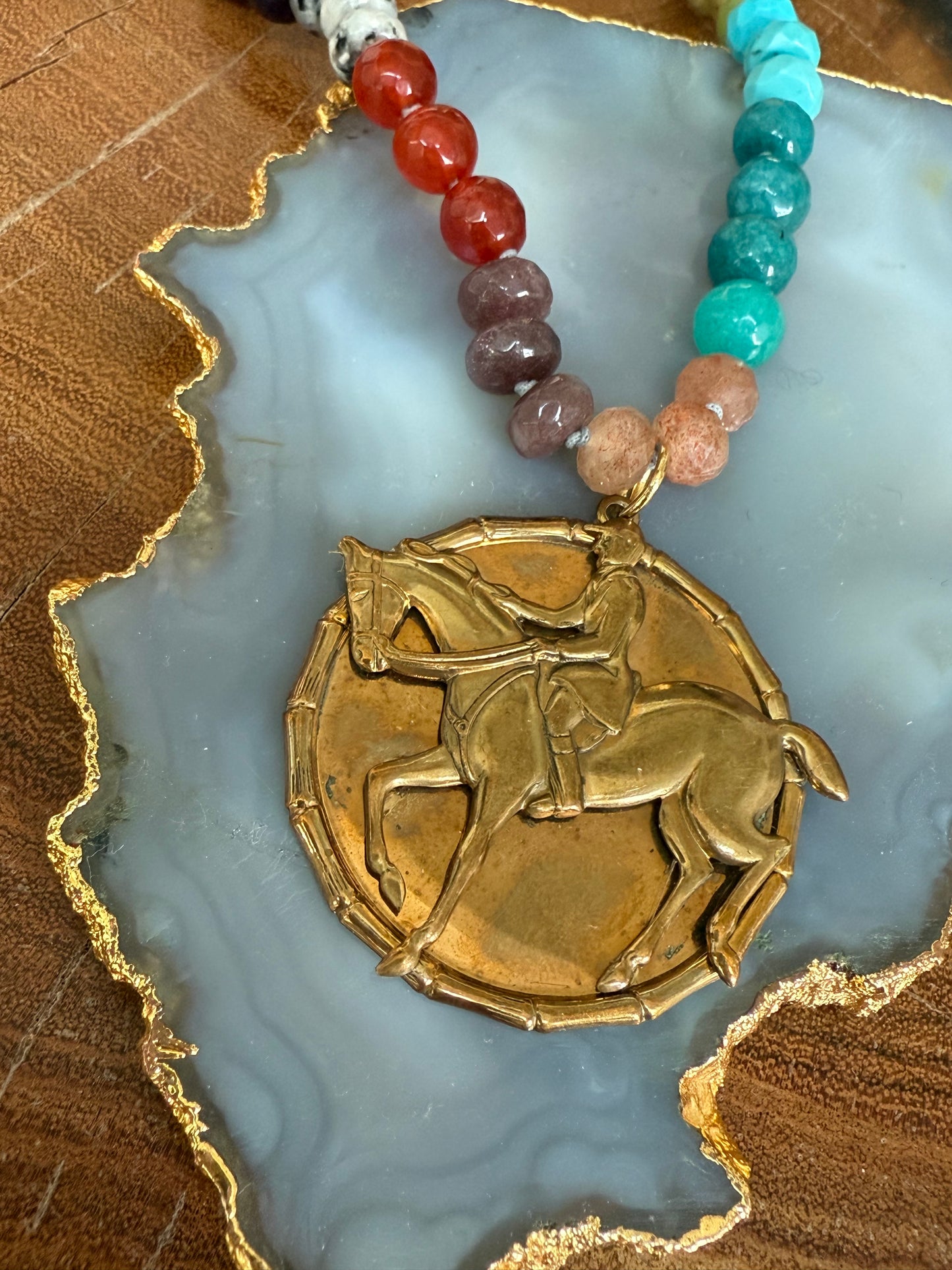 Gems by SJ Horse Charm Necklace