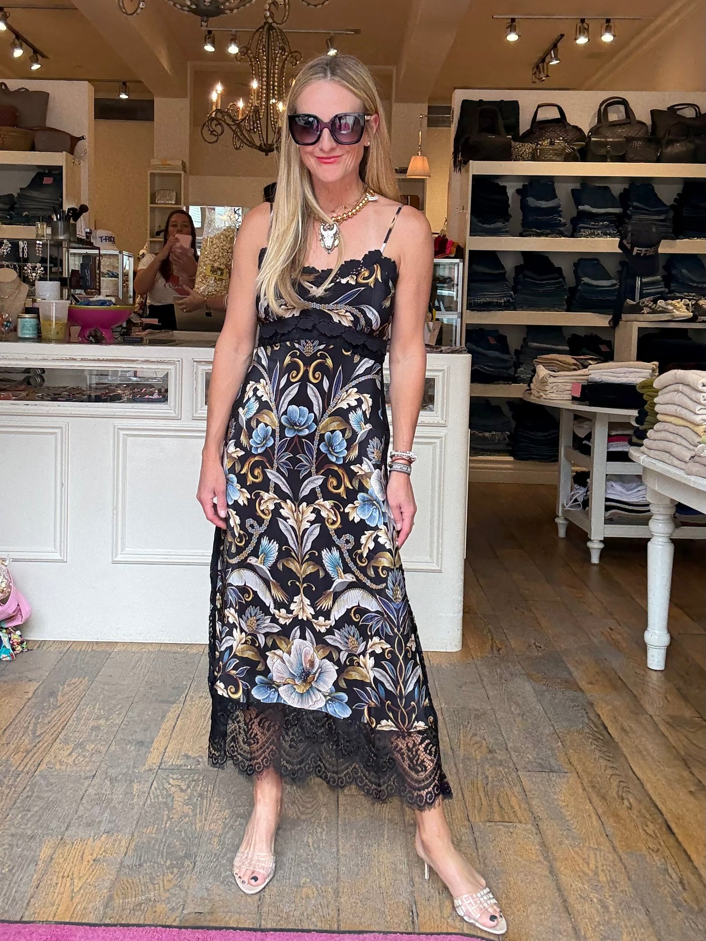 Farm Rio Snake Garden Dress