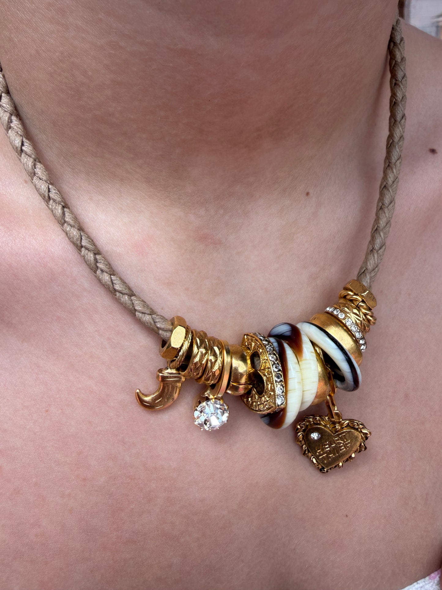 Elizabeth Cole Cosmic Love Necklace