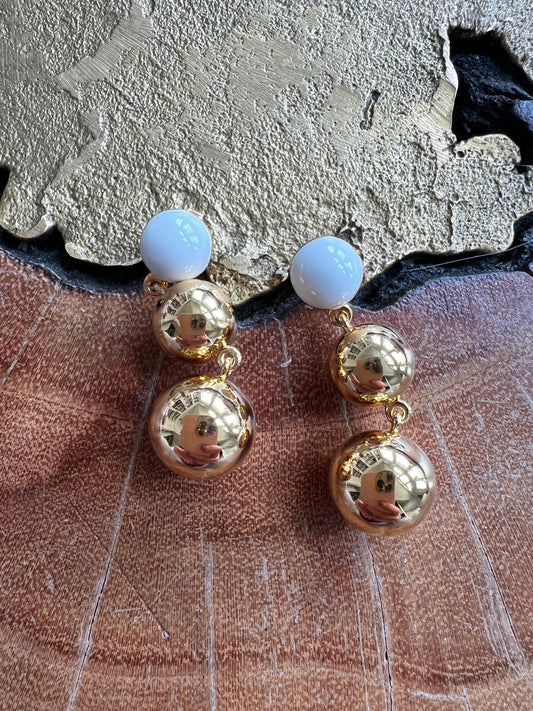 Lauren Amble Ball Drop Earrings