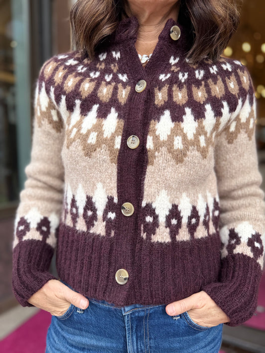 VB Christina Fairisle Cardigan
