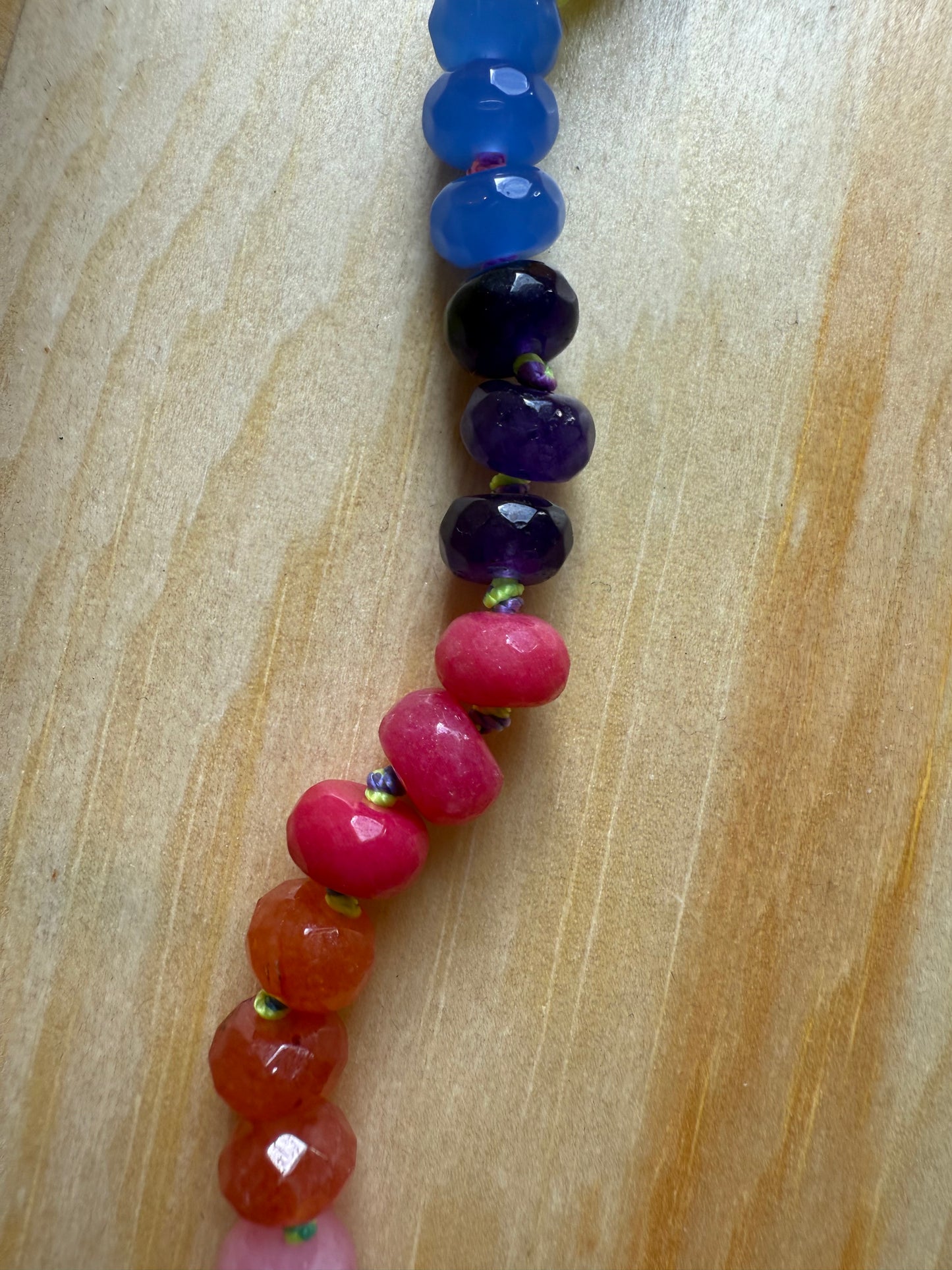 Gems by SJ Rainbow Cluster Bead Necklace