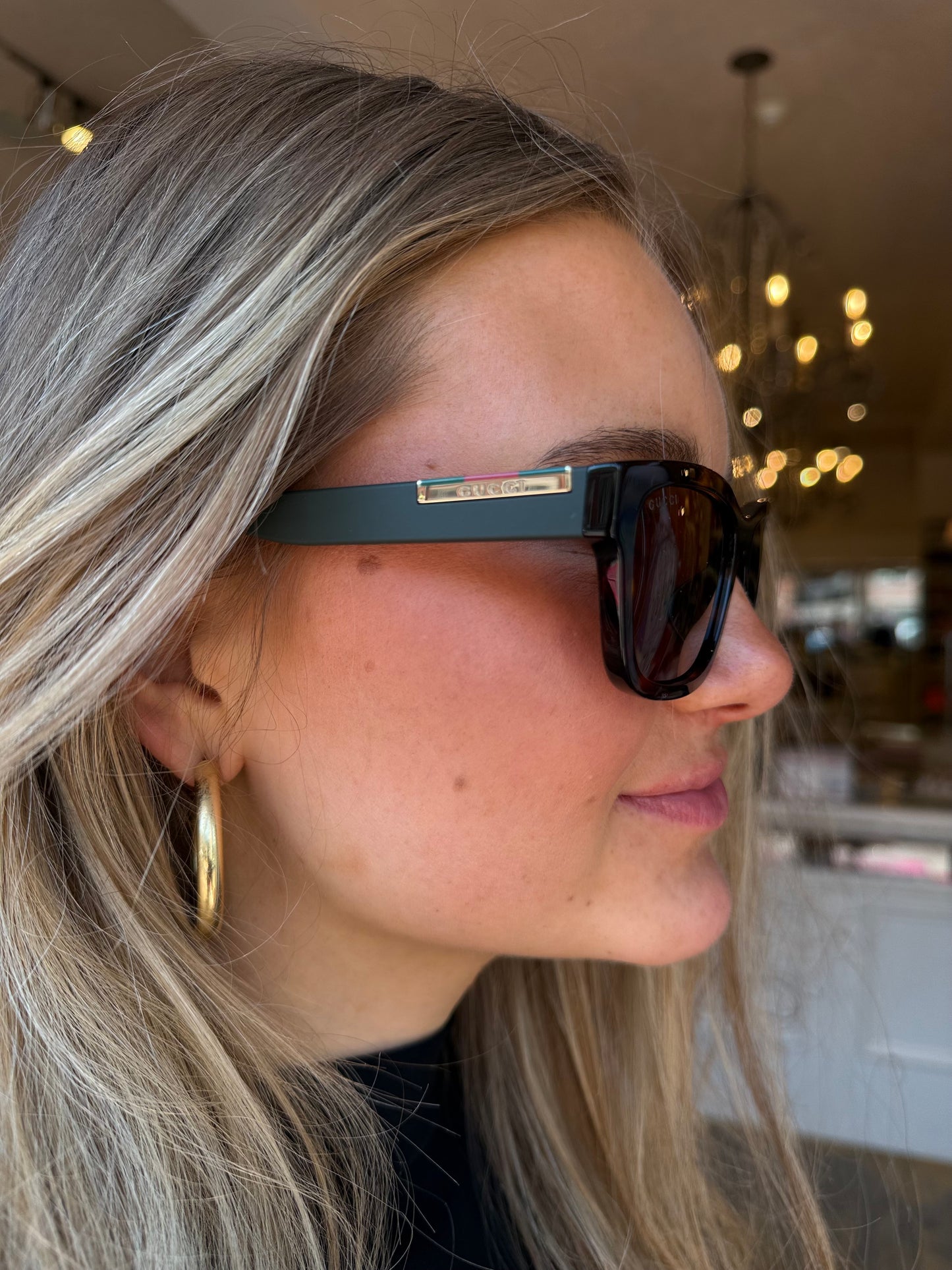 Gucci Unisex Flex Arm Sunglasses
