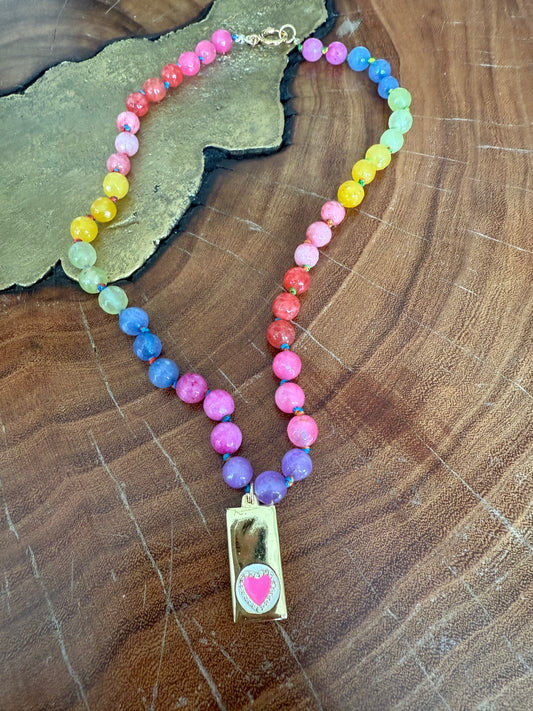 Gems by SJ Heart Pendant Necklace