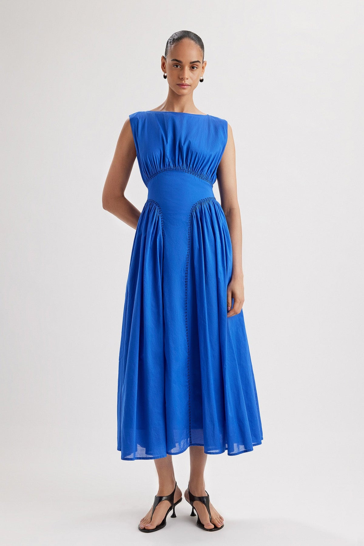 Merlette Verena Dress in Ultramarine, alternate view