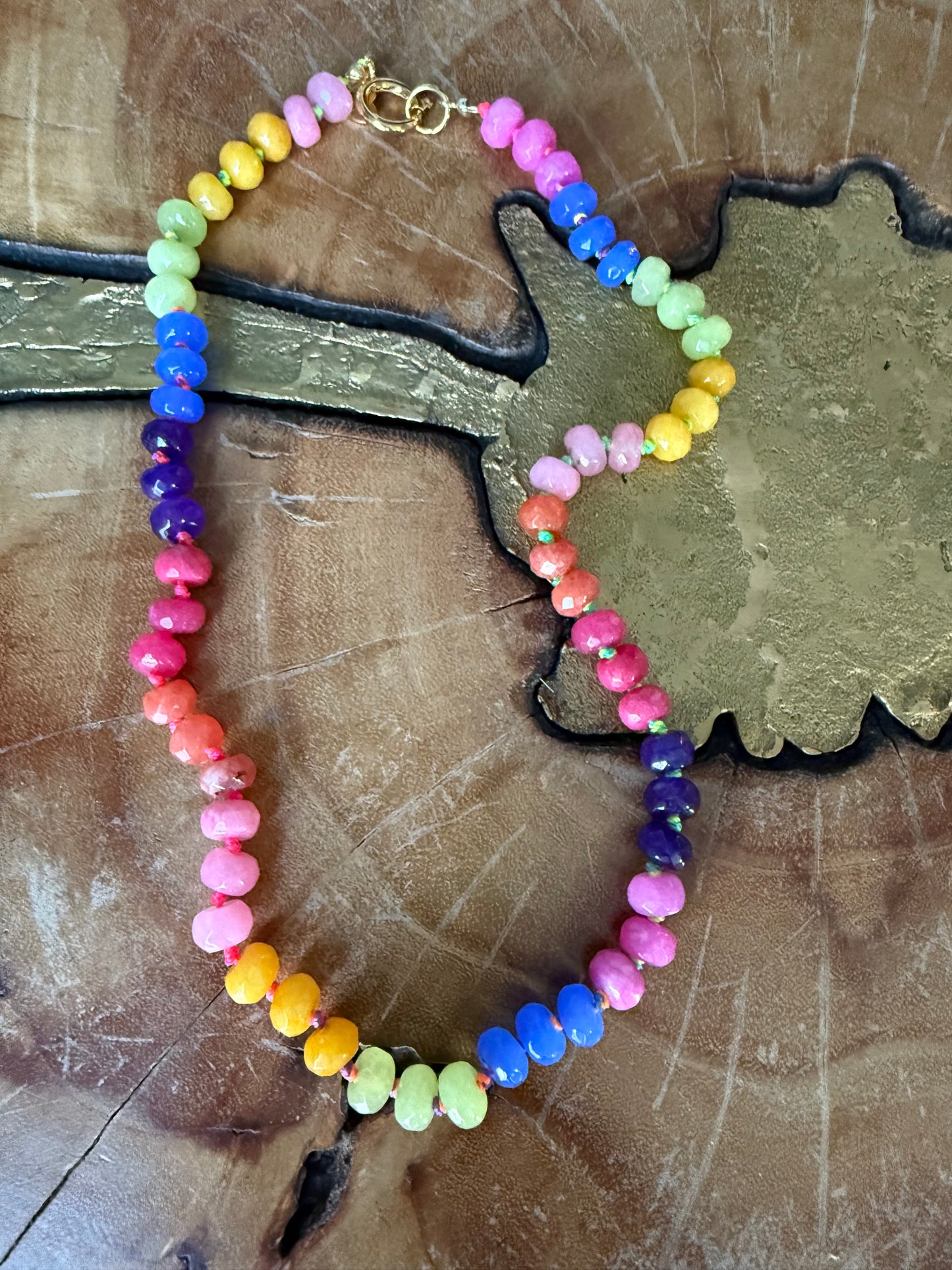 Gems by SJ Colorful Bead Necklace