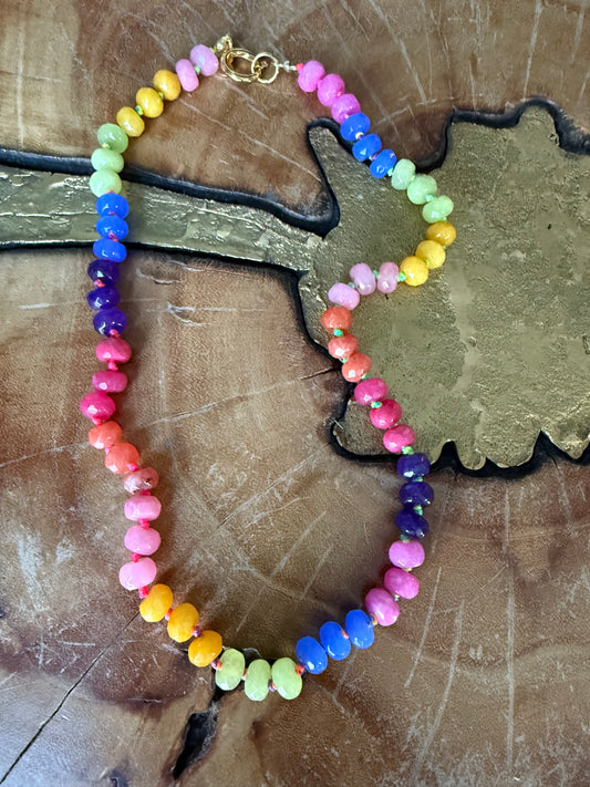 Gems by SJ Colorful Bead Necklace