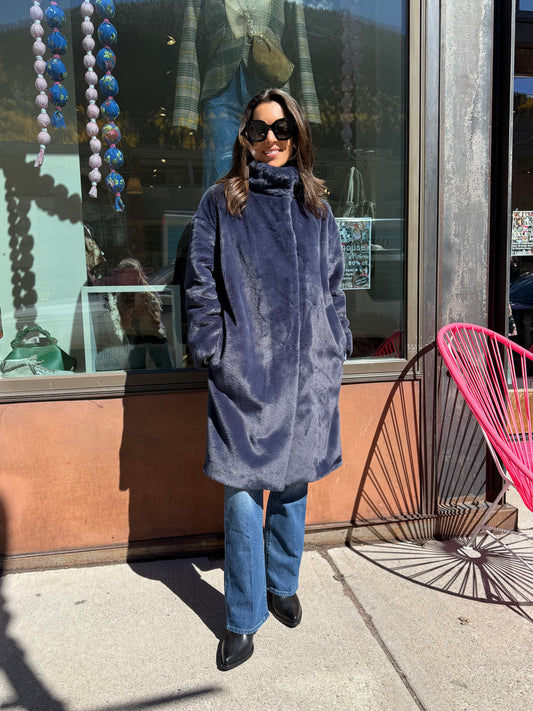 Herno Faux Midi Coat