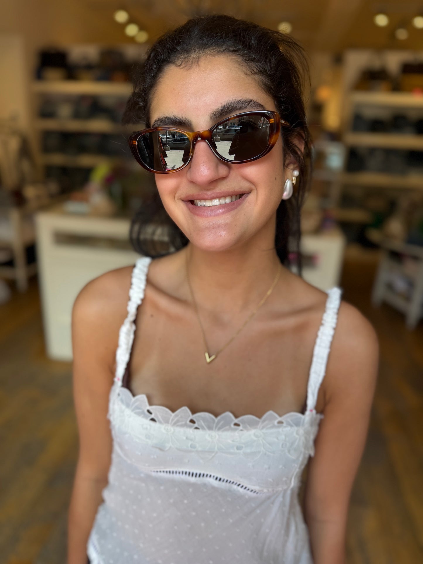 YSL Tortoise Cat Eye Sunglasses