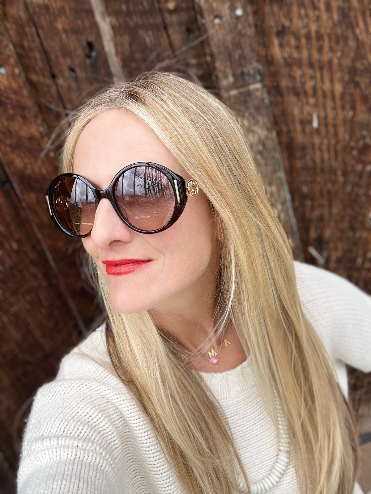 Gucci Round Havana Sunglasses – Two Skirts
