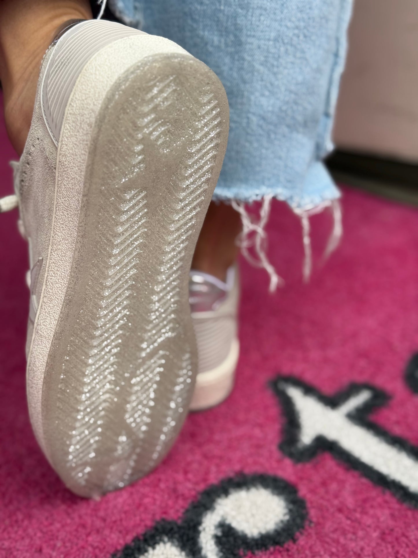 GG Ballstar Grey Suede