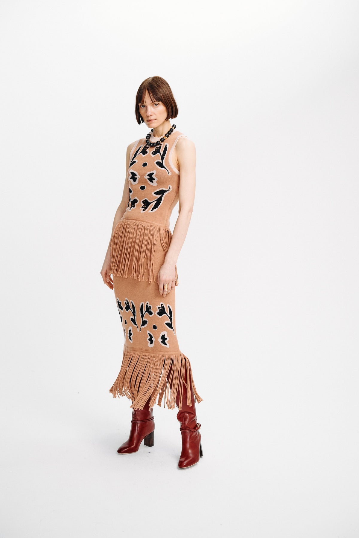 Carolina K Clementine Top styled with the Clementine Skirt