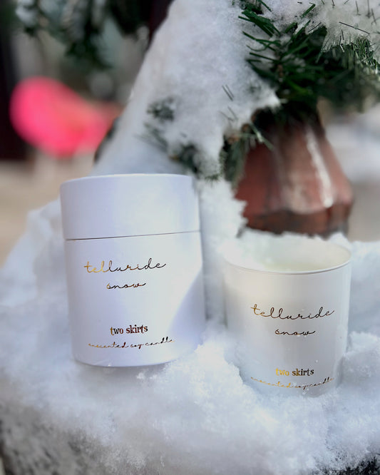 Zephyr “Telluride Snow” Unscented Candle