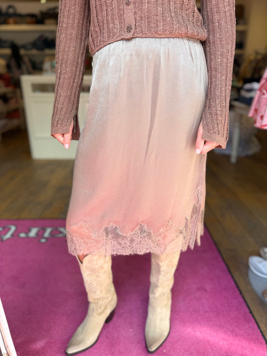 COH Lace Trim Skirt