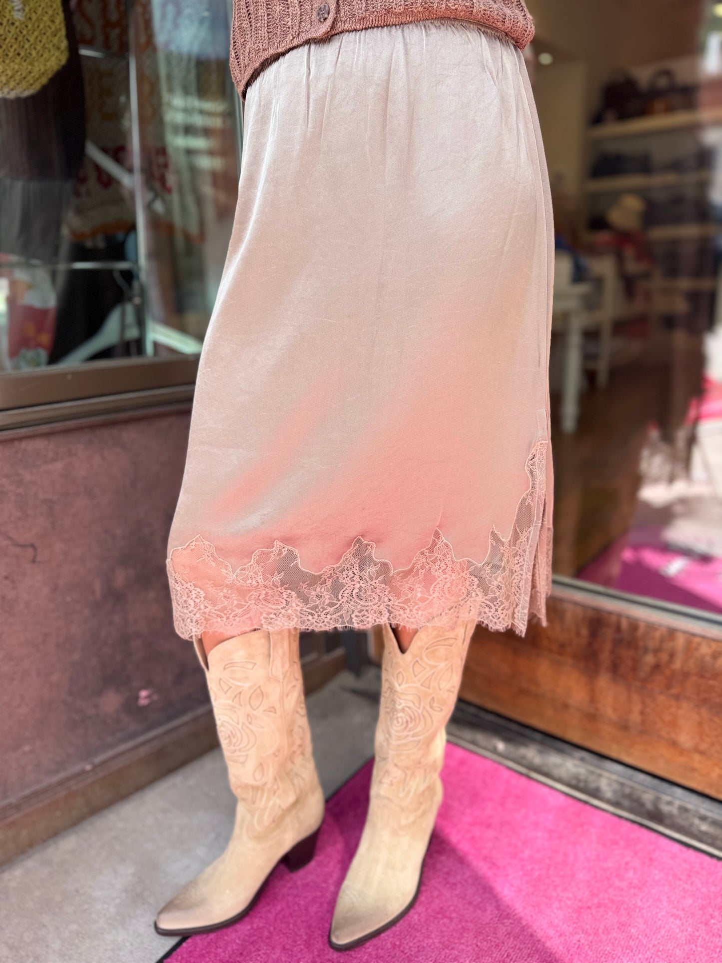 COH Lace Trim Skirt