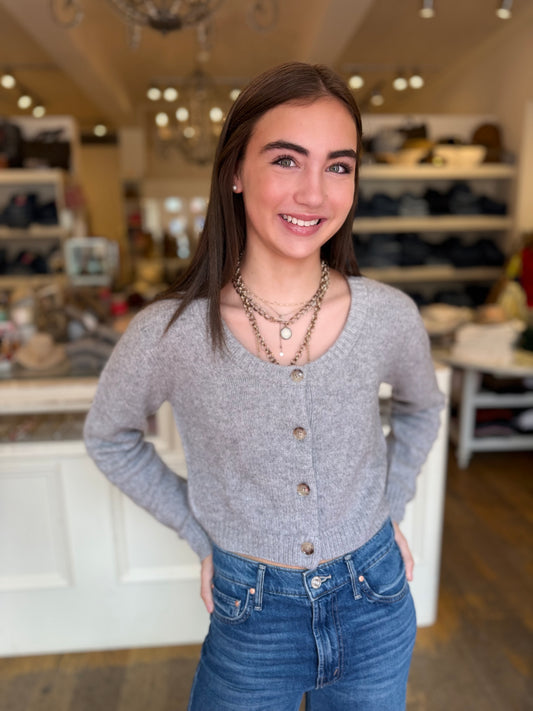 W+W Scoop Crop Cardi