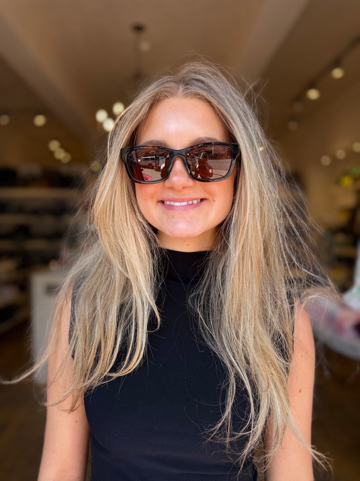Gucci Unisex Flex Arm Sunglasses