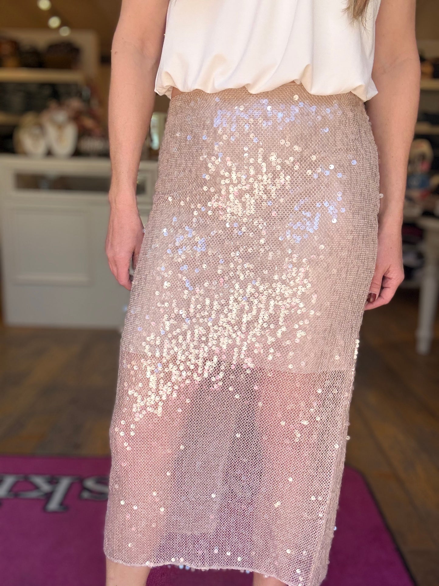 VB Allora Sequin Skirt