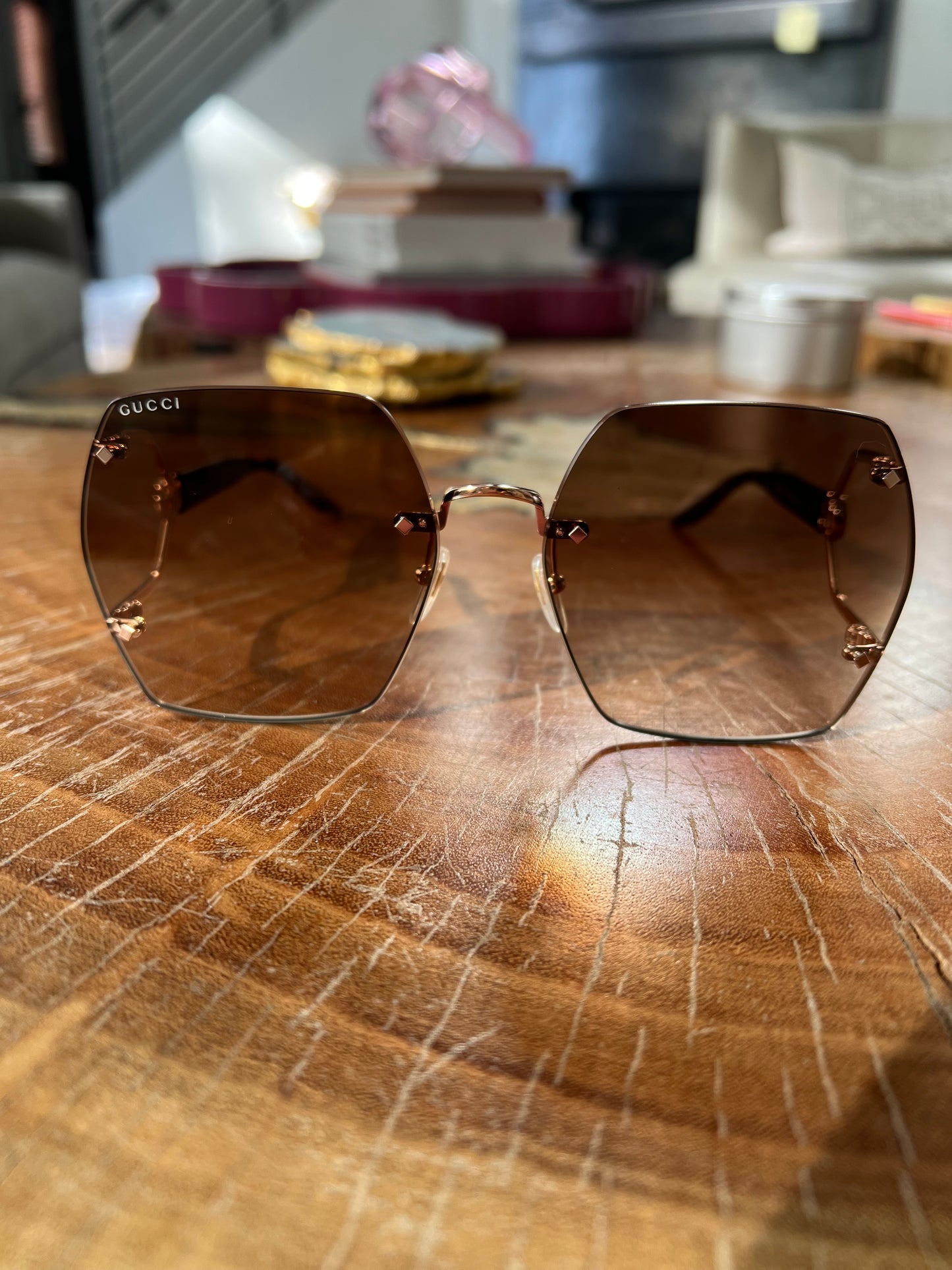 Gucci rimless Sunglasses