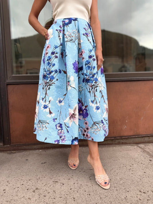Lunatica Flower Pleat Skirt
