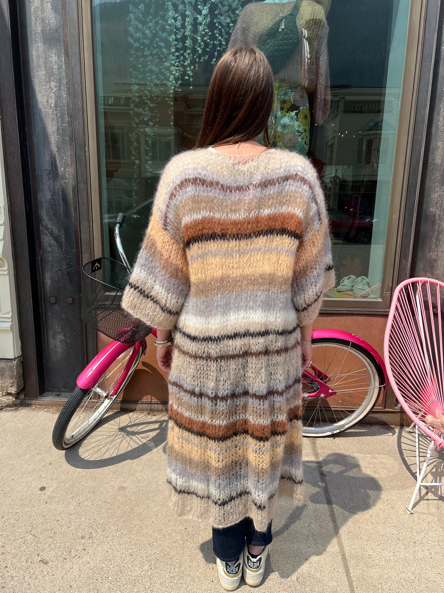 Maiami Long Stripe Cardi