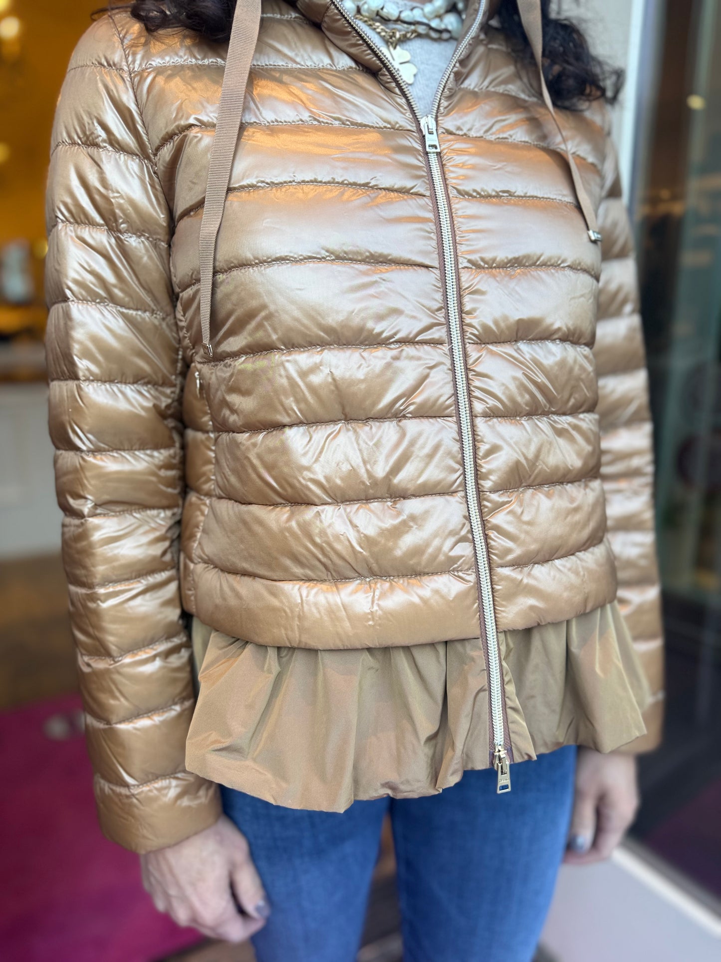 Herno Flounce Hem Jkt