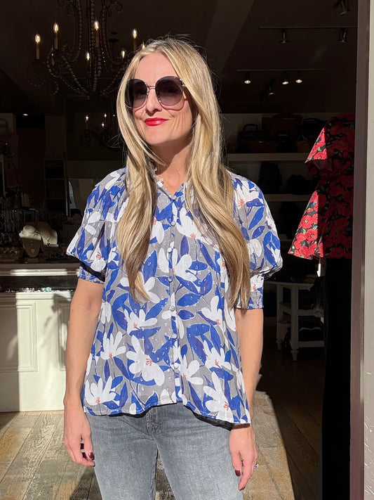 NAW Gathered Neck Top