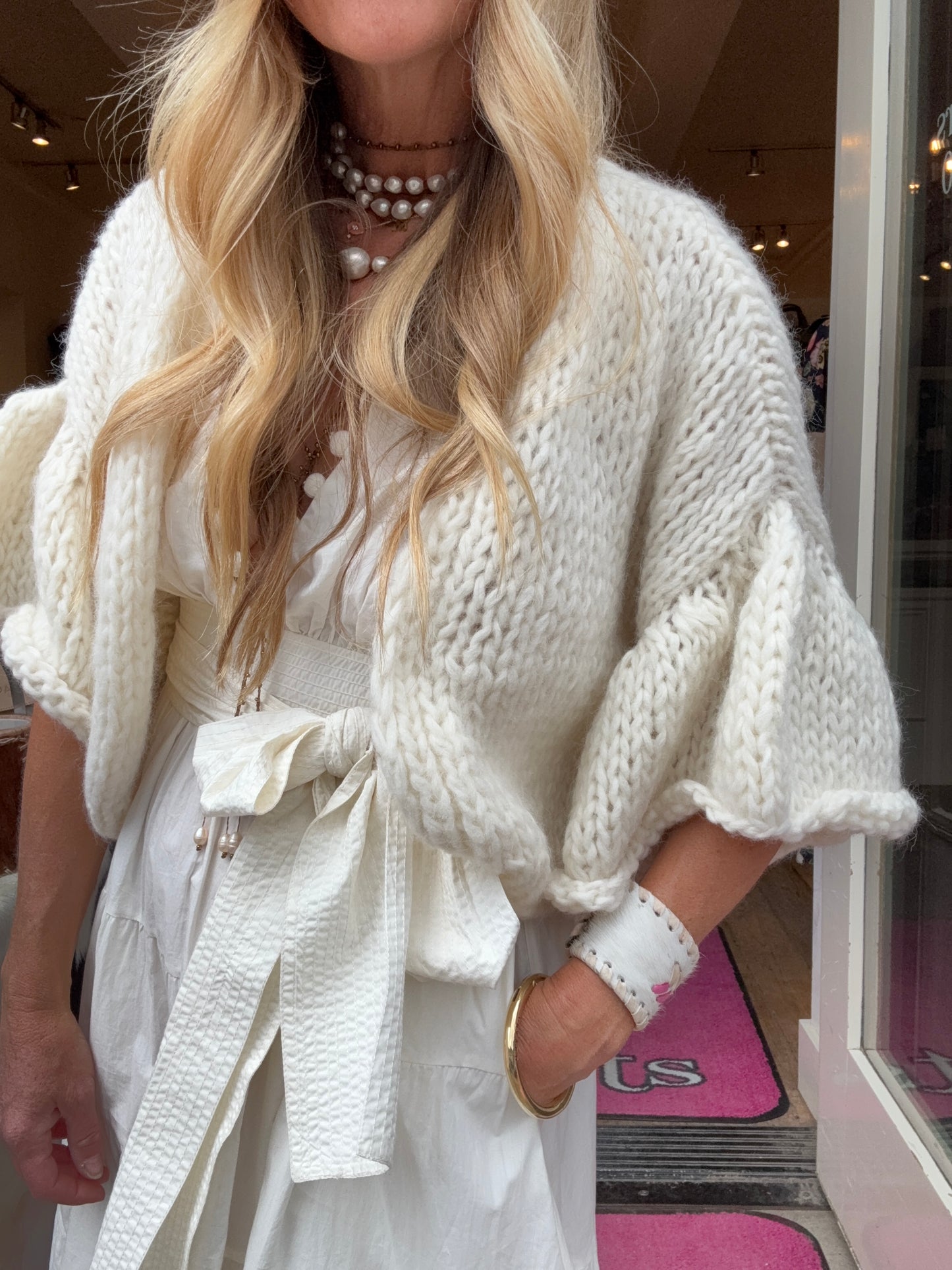 Maiami Ruffle Slv Cardi