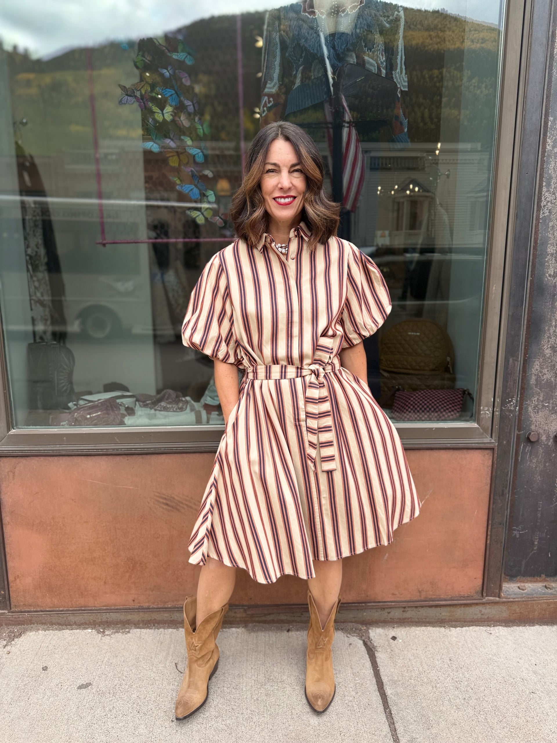 Hannes Stripe Dress – Two Skirts
