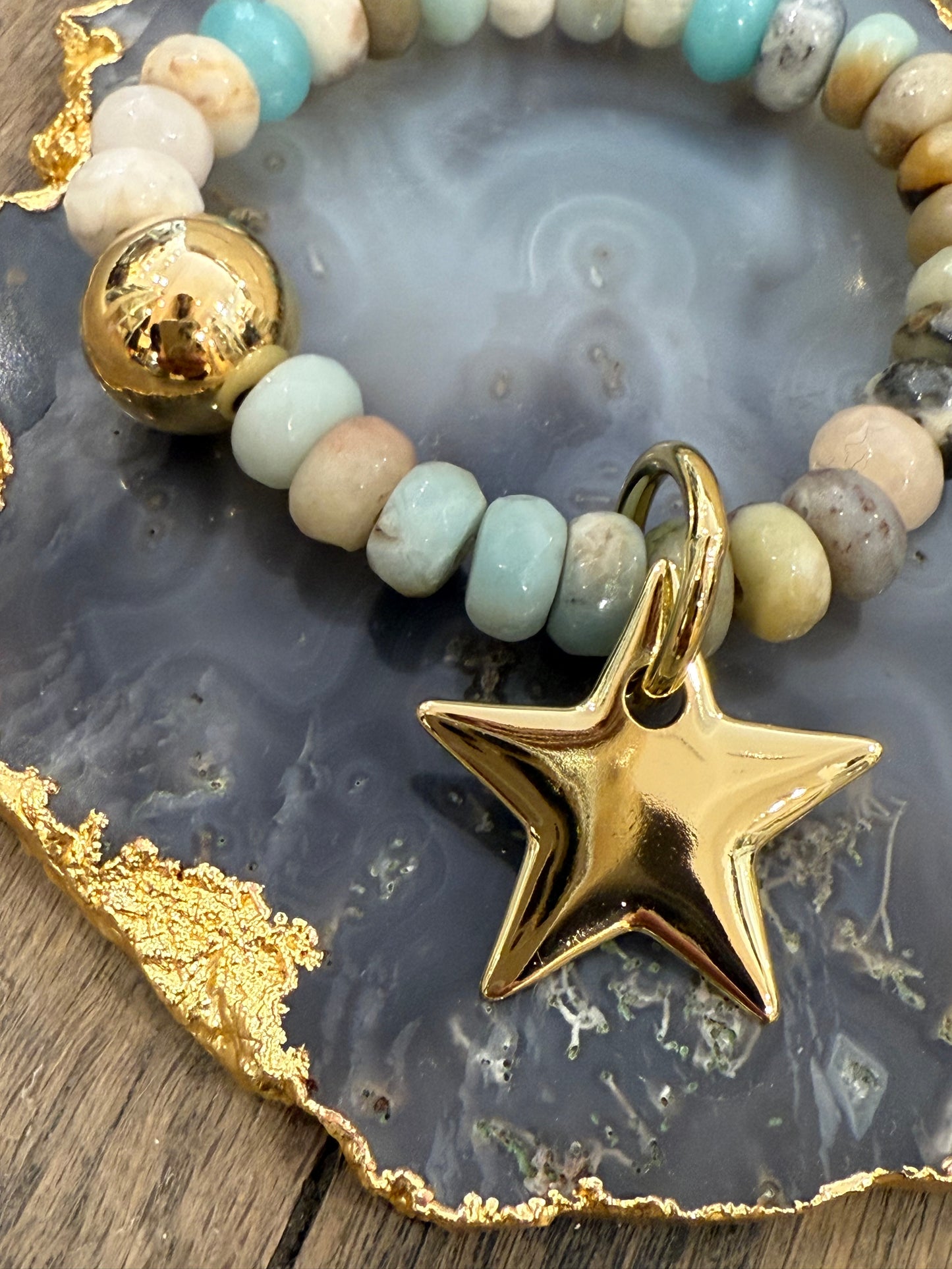 Lauren Amble Gemstone Star Bracelet