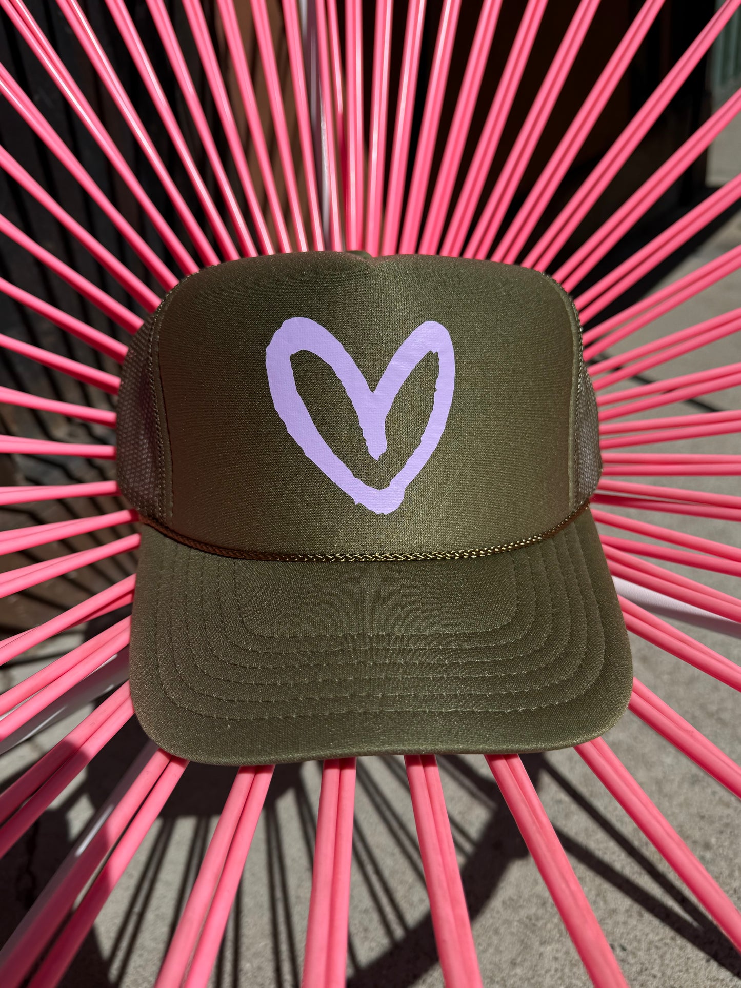 House of Shan Heart Hat