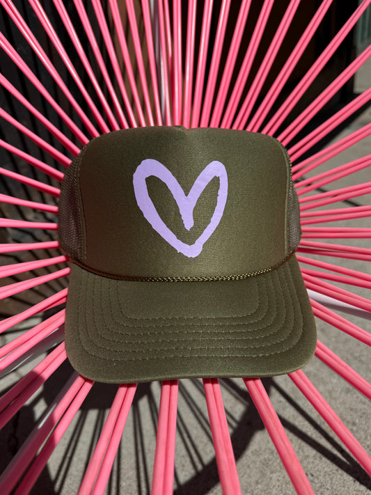 House of Shan Heart Hat