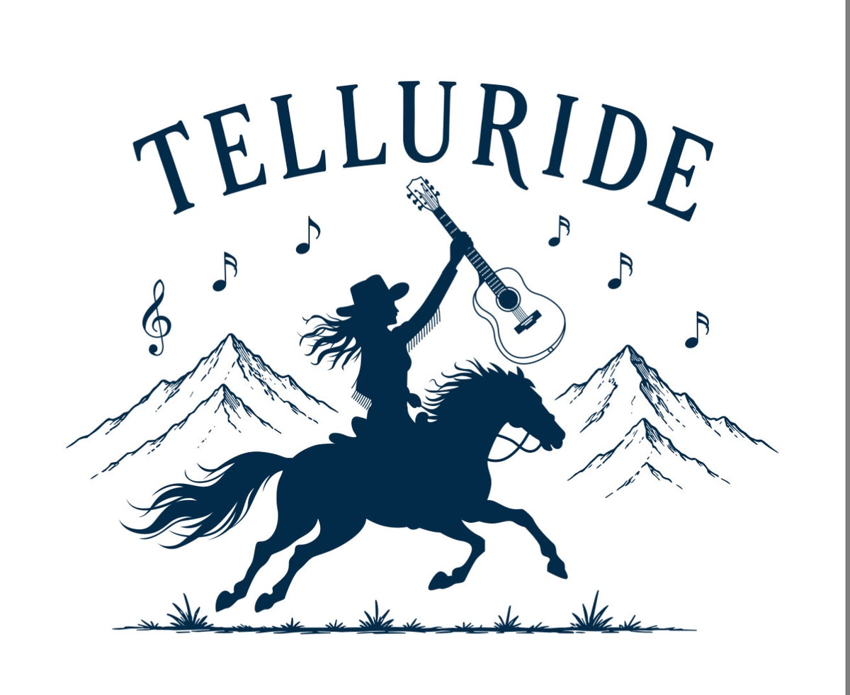 Two Skirts Telluride Blues Cowgirl Tee