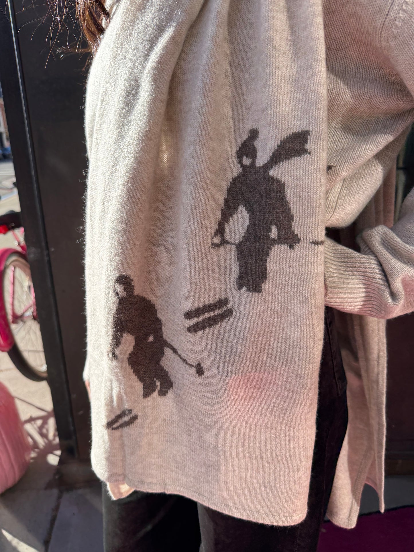 One Grey Day Skier Scarf