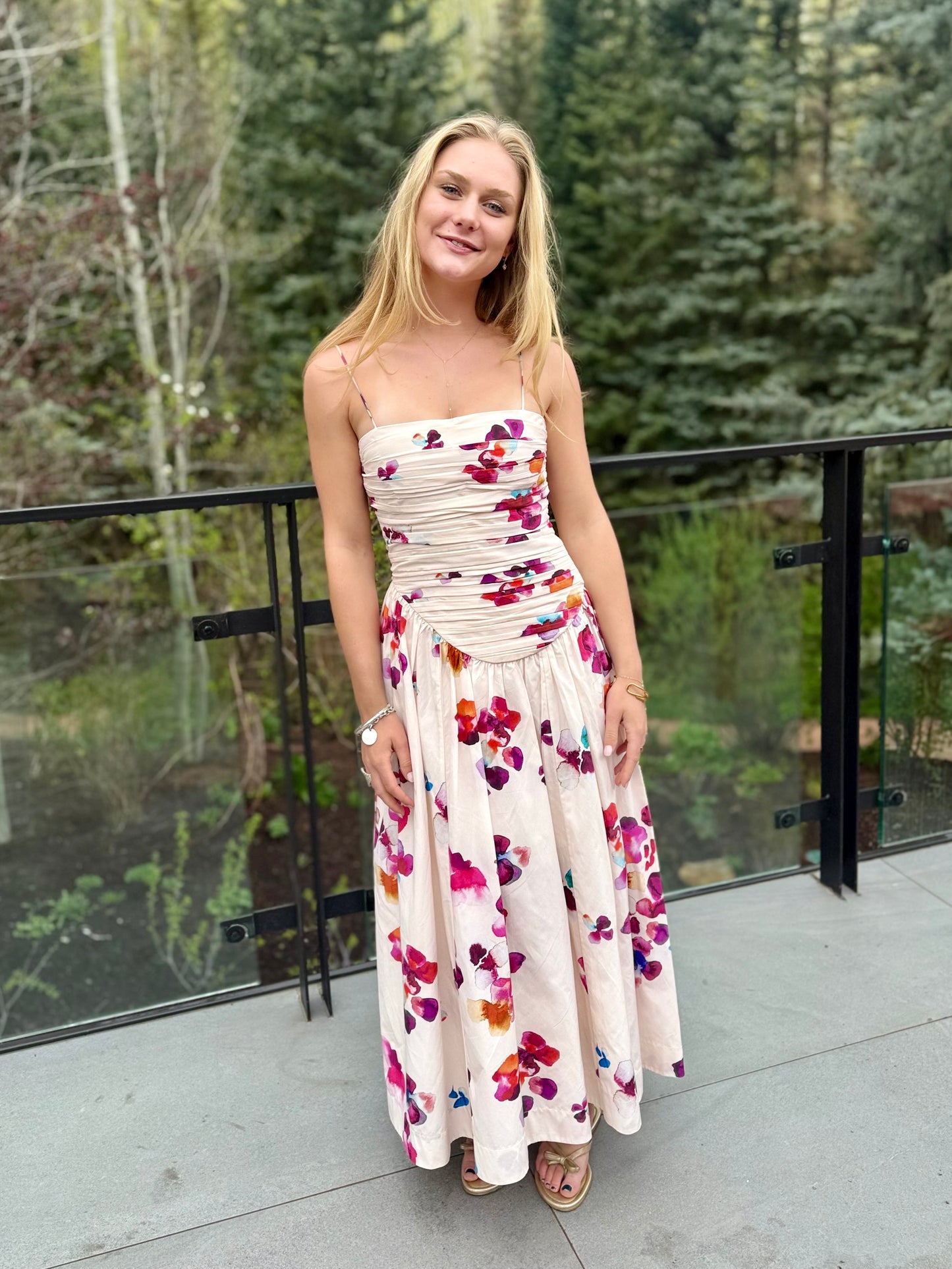 AMUR Michelle Midi Dress