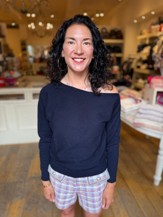 Minnie Rose Off the Shoulder Top