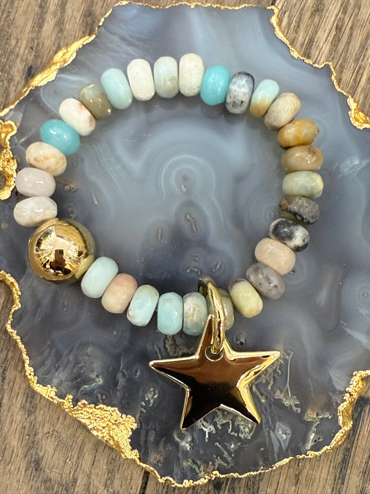 Lauren Amble Gemstone Star Bracelet