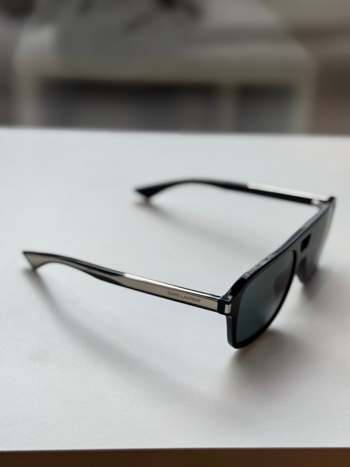 YSL Unisex Aviator Sunglasses