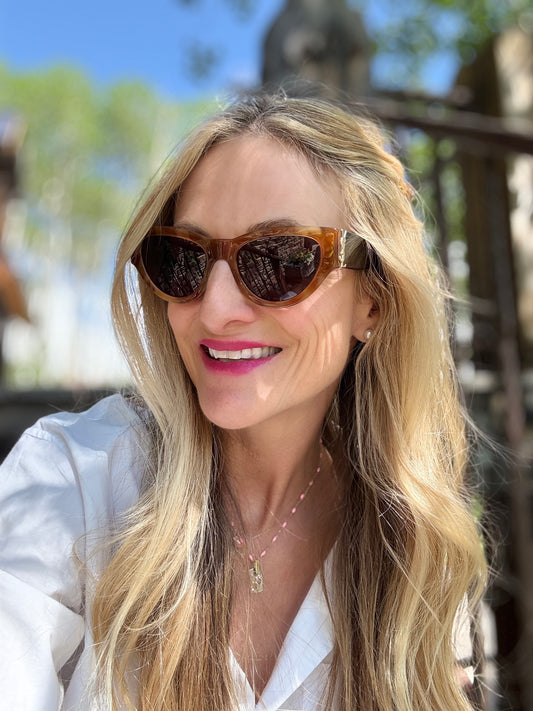 YSL Havana Black Cat Eye Sunglasses