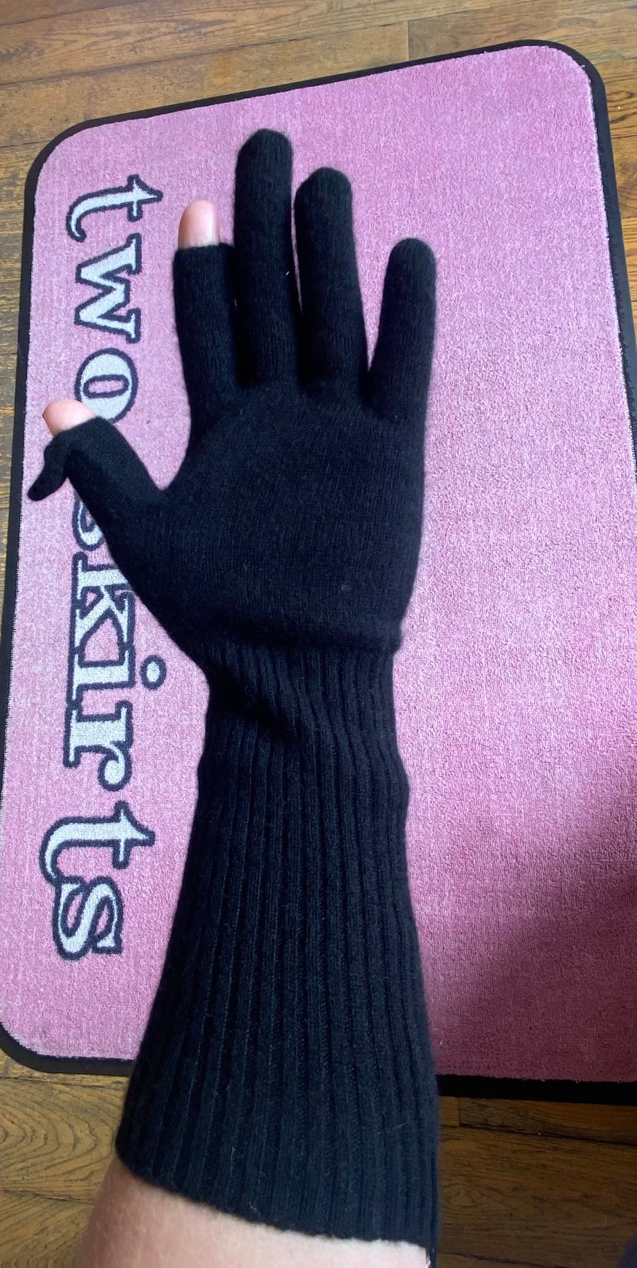 W+W Cashmere Texting Gloves